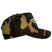 Load image into Gallery viewer, Pray For Peace Prepare For War Trucker Hat - Camo/Cream